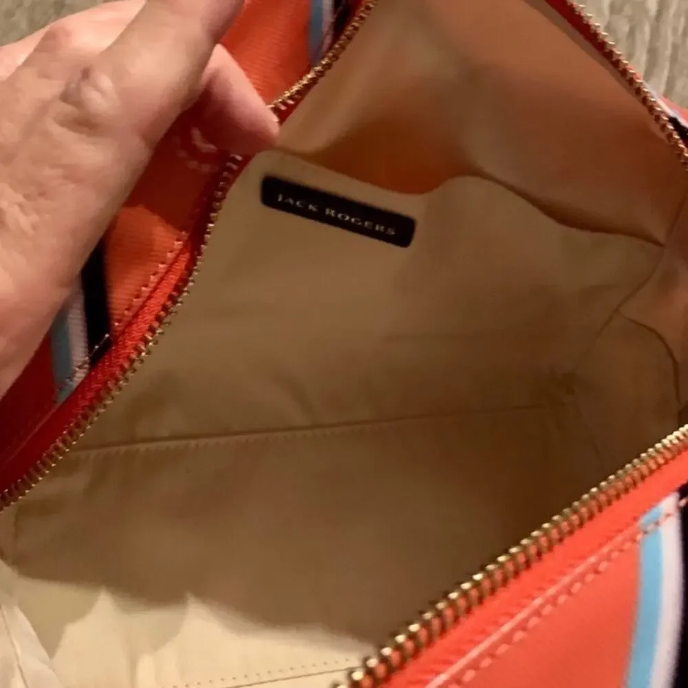 Jack Rogers Large Cosmetic Bag.